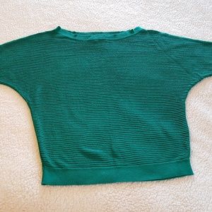 Express Teal Raglan Sleeve Lightweight Sweater M